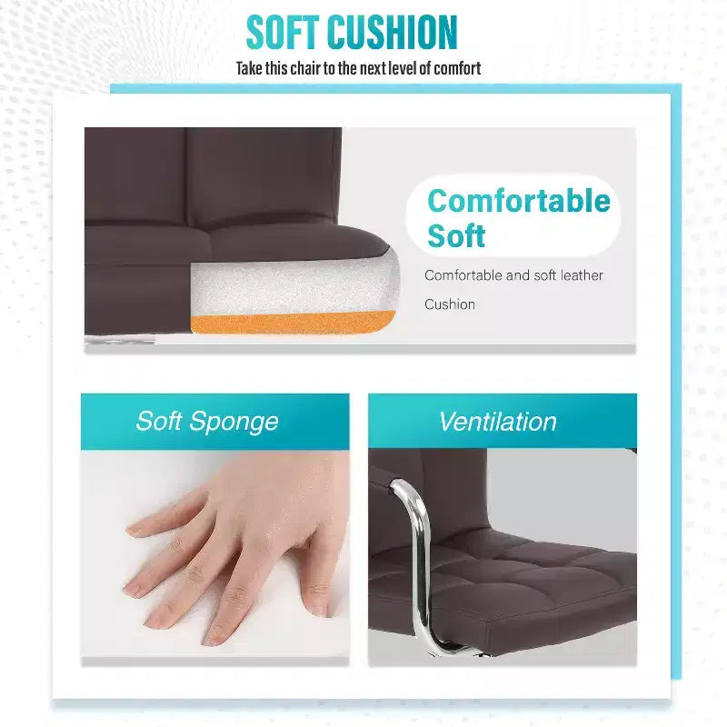 BestMassage Tabourets de Bar Lot de 2 Tabourets de Bar Réglables Chaises de Bar