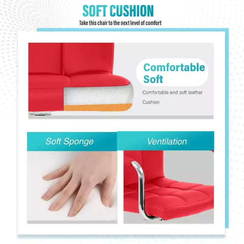 BestMassage Tabourets de Bar Lot de 2 Tabourets de Bar Réglables Chaises de Bar