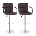 BestMassage Tabourets de Bar Lot de 2 Tabourets de Bar Réglables Chaises de Bar