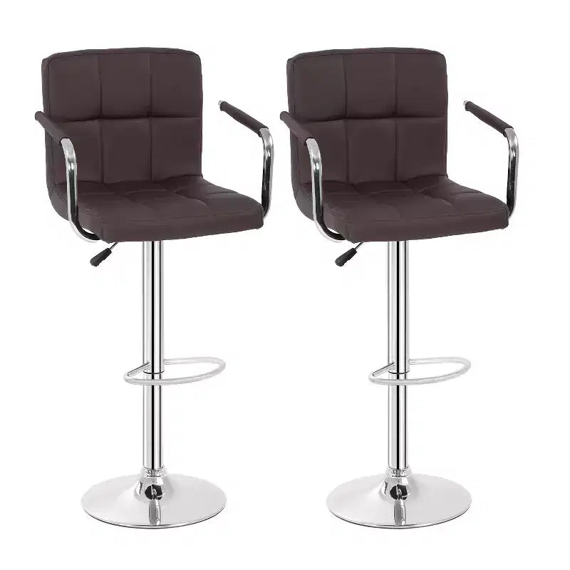 BestMassage Tabourets de Bar Lot de 2 Tabourets de Bar Réglables Chaises de Bar