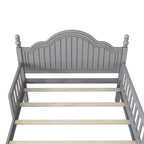 GDFStudio Theodore Contemporary Kids Platform Bed with Headboard and Footboard and Safety Guardrails