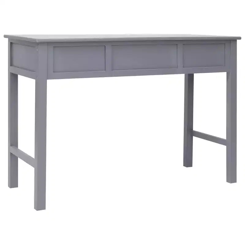 Bureau Gris Bois de paulownia, Bois de peuplier Bureau moyen Rectangulaire
