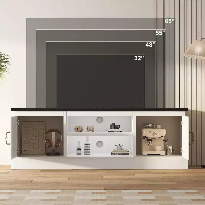 Meuble TV COZONY Haven : Quand le divertissement moderne rencontre la chaleur rustique
