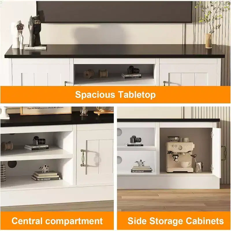 Meuble TV COZONY Haven : Quand le divertissement moderne rencontre la chaleur rustique
