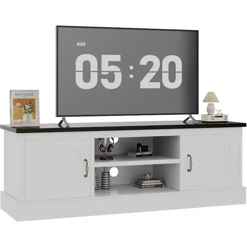 Meuble TV COZONY Haven : Quand le divertissement moderne rencontre la chaleur rustique