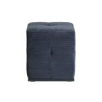 HomeStock U0700 Blanche Noir/Velours Causeuse Inclinable Électrique Avec Console Avec LED