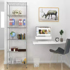 HOMDOX 6-Tier Wire Shelving Unit 21.26L x 11.42W x 62.99H Heavy Duty Metal Storage Rack for Garage Kitchen Bathroom Living Room