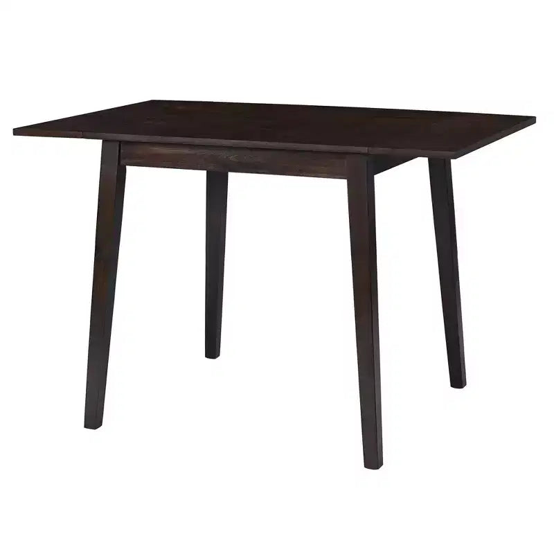 Okak 30X45IN Ensemble de table à manger extensible minimaliste pour 4, table de cuisine avec pieds en bois d'hévéa, table pliante pour salle à manger, petits espaces