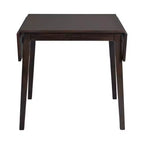 Okak 30X45IN Ensemble de table à manger extensible minimaliste pour 4, table de cuisine avec pieds en bois d'hévéa, table pliante pour salle à manger, petits espaces