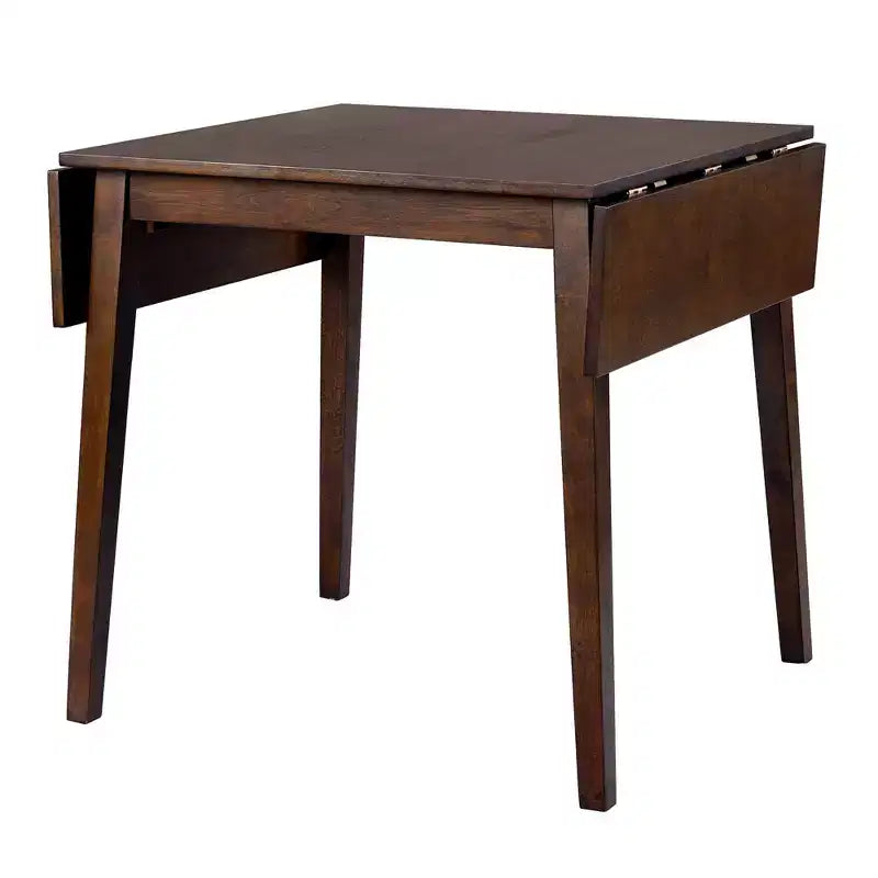 Okak 30X45IN Ensemble de table à manger extensible minimaliste pour 4, table de cuisine avec pieds en bois d'hévéa, table pliante pour salle à manger, petits espaces