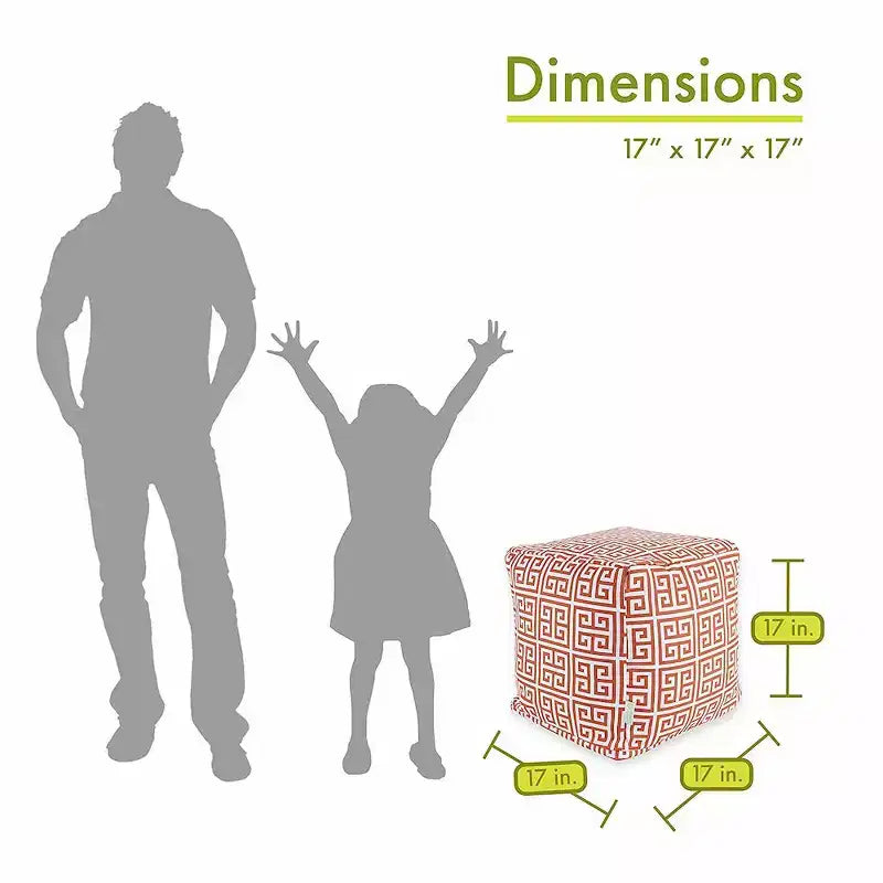 Majestic Home Goods,Cube Pouf Towers