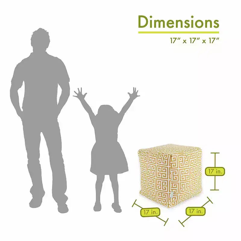 Majestic Home Goods,Cube Pouf Towers