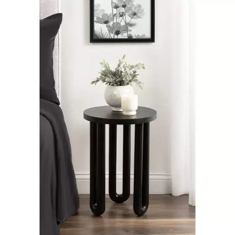 Table d'appoint Kenzo en bois par Kate and Laurel