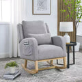 Vatros Modern Accent Chair High Backrest Lounge Chair Armchairs Rocking Chair