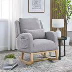 Vatros Modern Accent Chair High Backrest Lounge Chair Armchairs Rocking Chair