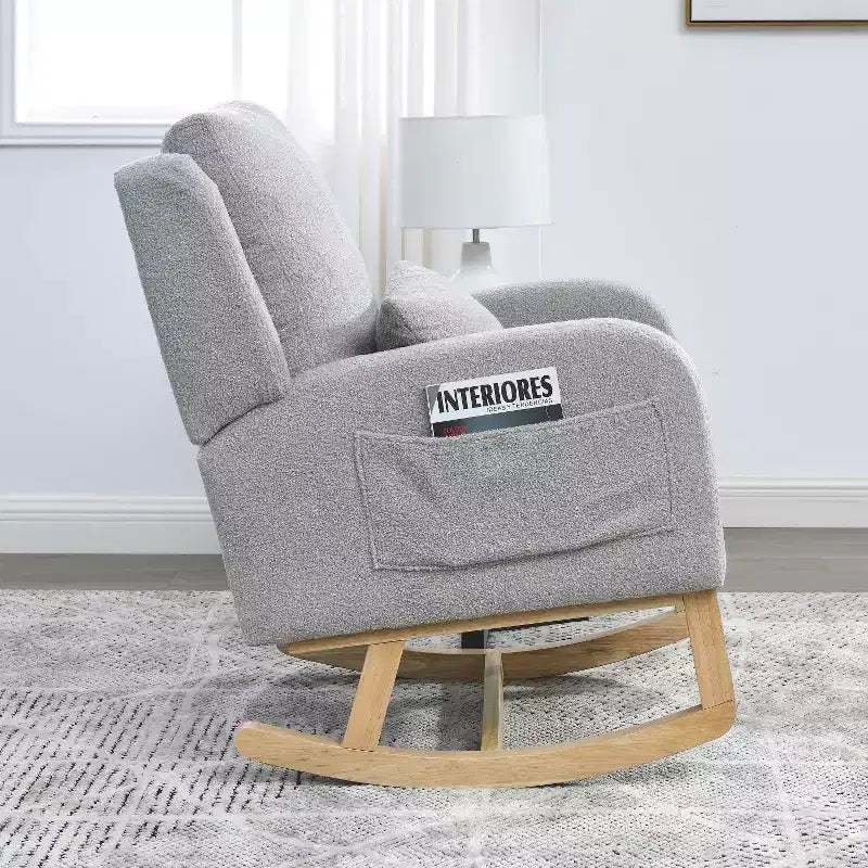 Vatros Chaise d'appoint moderne Fauteuil de salon à dossier haut Fauteuils Chaise à bascule