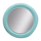 Miroir Mural Rond Moderne, Cadre en Métal, Accent Décoratif Contemporain, Design en Fer Élégant pour Salon, Chambre, Salle de Bain ou Bureau - 36