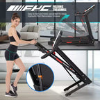 Tapis roulant pliable FYC 3,5 CV d'une capacité de 150 kg avec inclinaison, tapis roulant électrique portable pour la maison