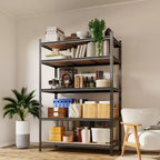 COZONY Heavy Duty Storage Shelves 5-Tier Adjustable Metal Shelving Unit Boltless Assembly High Capacity for Garage Basement Pantry