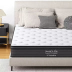 Okak Mattress with Individually Pocketed Innerspring, Medium Firm Hybrid Mattress, Memory Foam Mattress for Home, Hotel