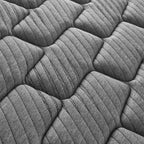 Matelas Okak matelassé avec mousse à mémoire de forme au gel, matelas hybride à ressorts ensachés à bords renforcés, matelas en boîte pour la maison et l'hôtel