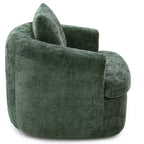 Fauteuil pivotant Merax 360° avec dossier capitonné et double coussin moelleux