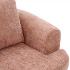 Fauteuil pivotant Merax 360° avec dossier capitonné et double coussin moelleux