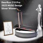 Tapis de Course Pliable 2 en 1 DeerRun Z10 Pro Muse avec Télécommande, Inclinaison Automatique 12%