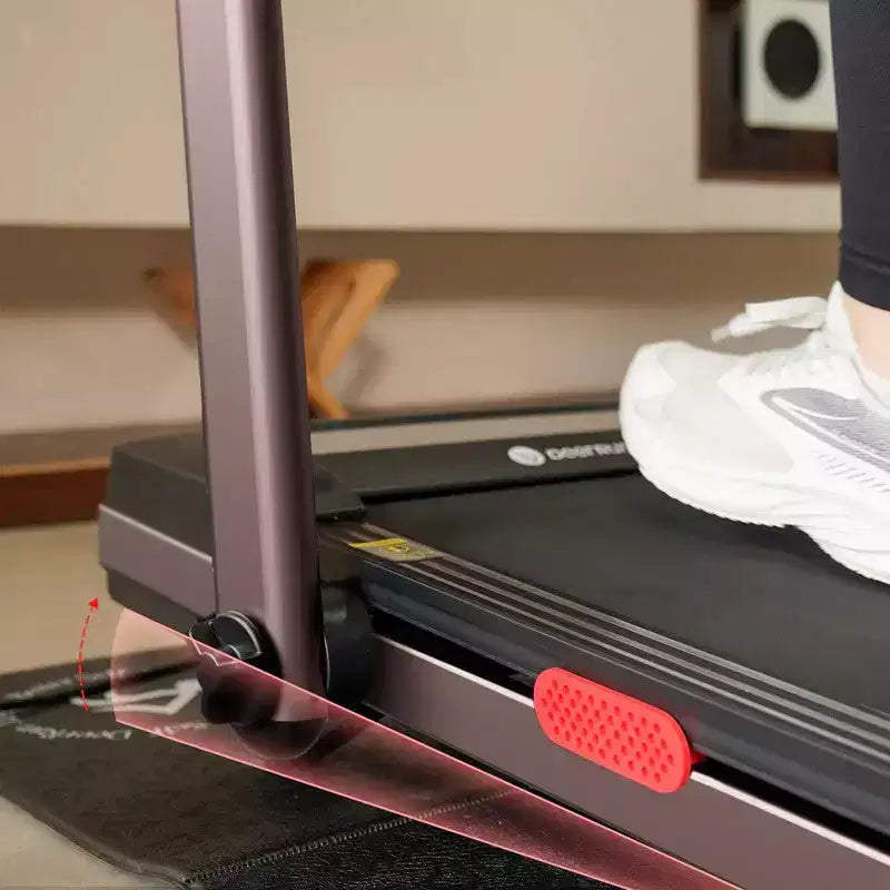 Tapis de Course Pliable 2 en 1 DeerRun Z10 Pro Muse avec Télécommande, Inclinaison Automatique 12%