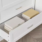 Meuble de rangement grande capacité Famapy avec 2 étagères réglables et 11 tiroirs, organisateur de placard pour chambre et salon