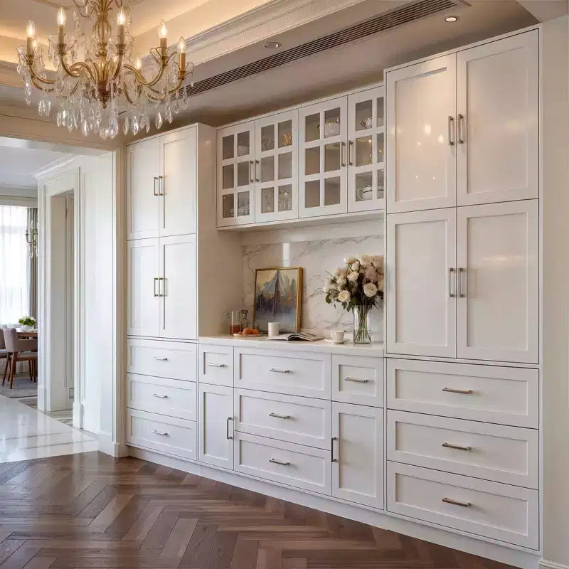 Meuble de rangement grande capacité Famapy avec 2 étagères réglables et 11 tiroirs, organisateur de placard pour chambre et salon