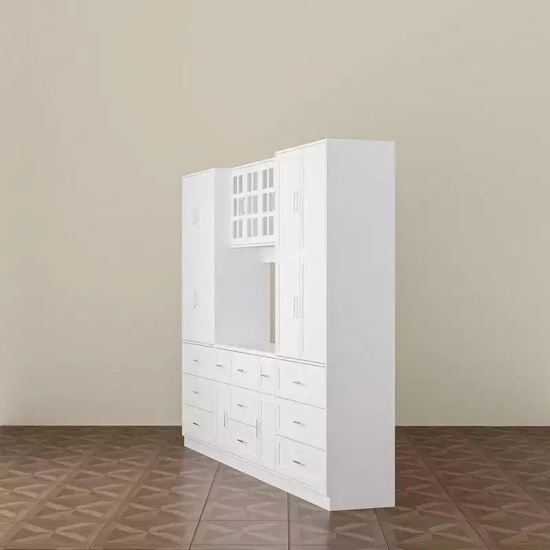 Meuble de rangement grande capacité Famapy avec 2 étagères réglables et 11 tiroirs, organisateur de placard pour chambre et salon