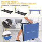 Table de tennis de table, table de ping-pong pliable pour une utilisation en intérieur et en extérieur