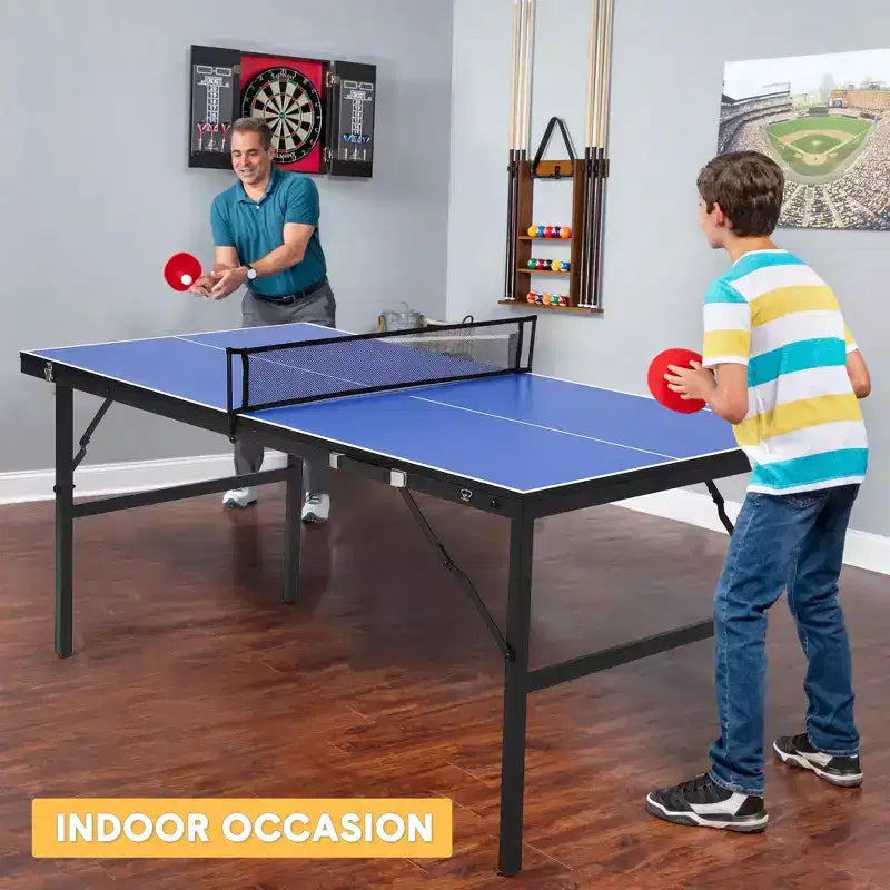 Table de tennis de table, table de ping-pong pliable pour une utilisation en intérieur et en extérieur