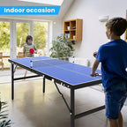 Table de tennis de table, table de ping-pong pliable pour une utilisation en intérieur et en extérieur