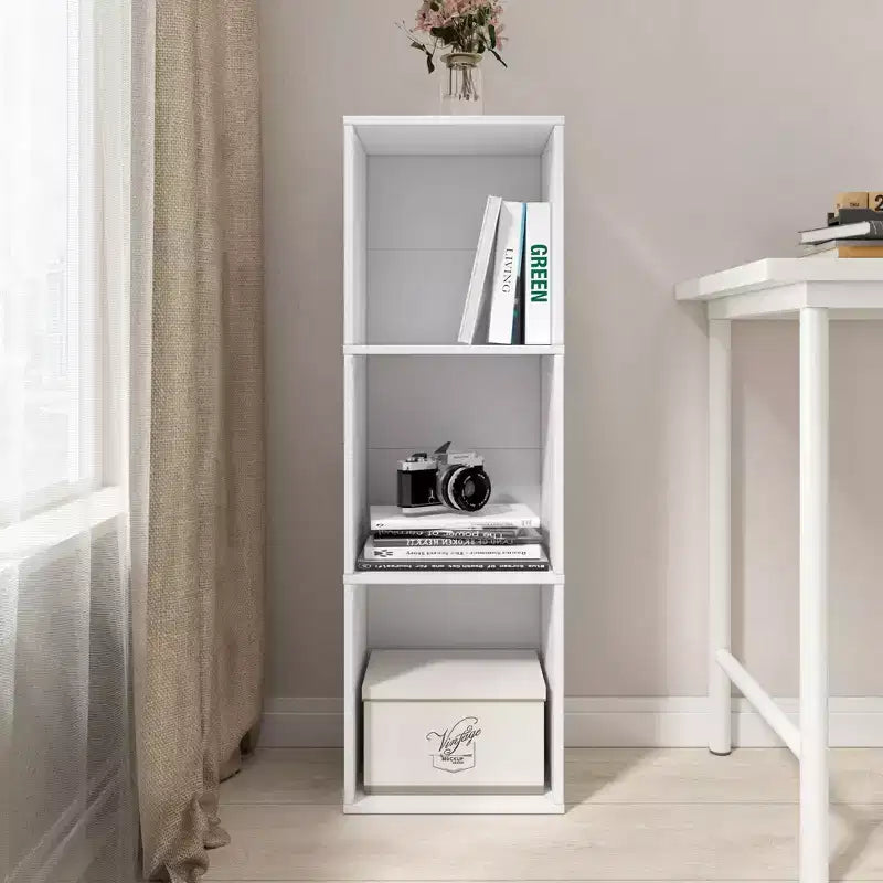 Homez Bibliothèque étagère à 3 niveaux en bois de 95,3 cm de haut
