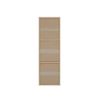 Homez Bibliothèque étagère à 3 niveaux en bois de 95,3 cm de haut