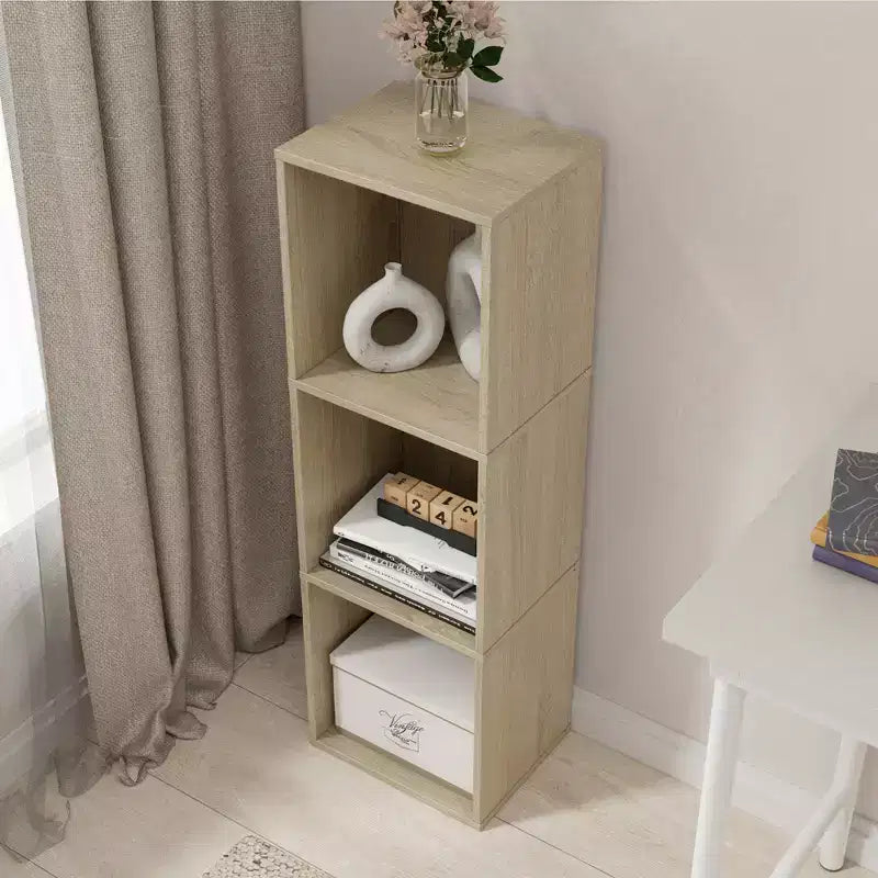 Homez Bibliothèque étagère à 3 niveaux en bois de 95,3 cm de haut