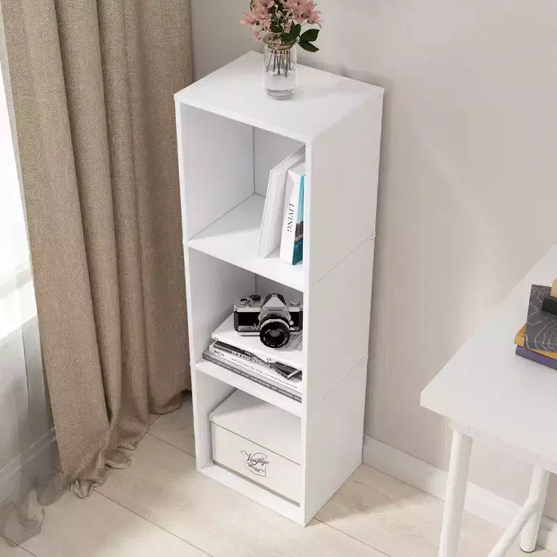 Homez Bibliothèque étagère à 3 niveaux en bois de 95,3 cm de haut