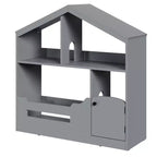 Kids Bookshelf with Light, Wooden Bookcase with Motion Sensor