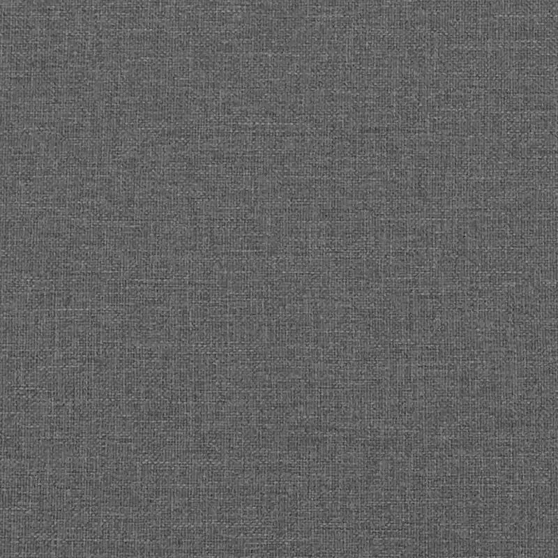 Ensemble de canapés Tissu gris foncé (100 % polyester), métal, textilène, contreplaqué