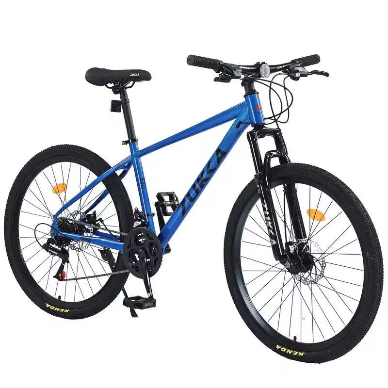 VTT tout suspendu Whisen 26 avec dérailleur arrière 8 vitesses, pneus KENDA à fourche, freins à double disque