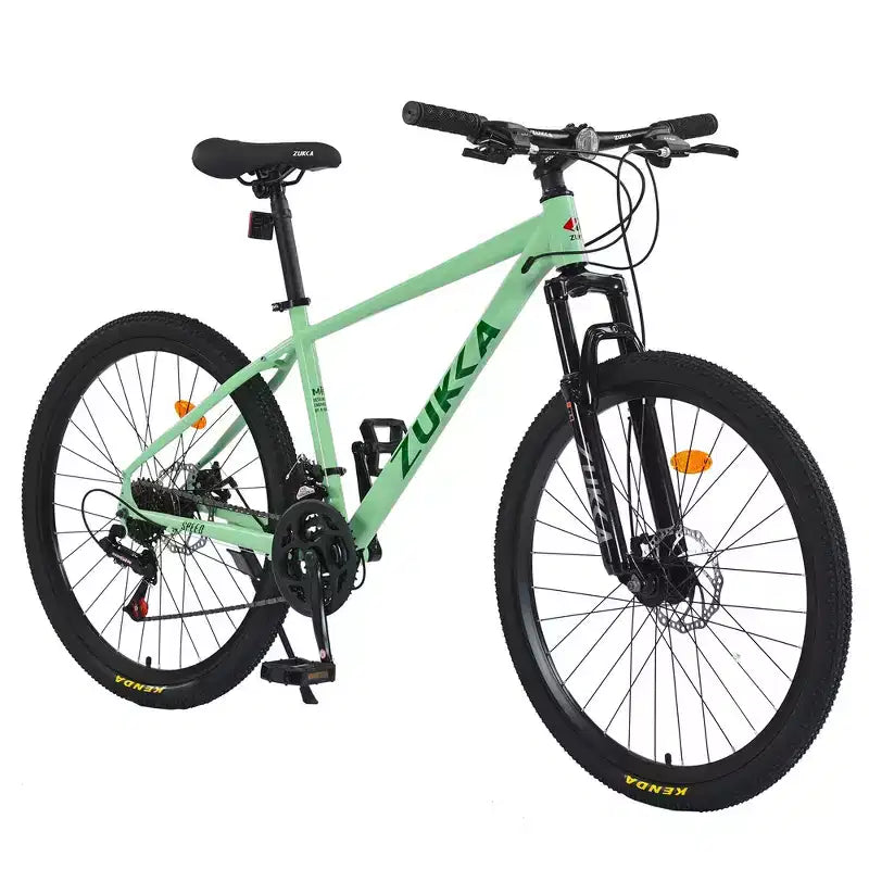 VTT tout suspendu Whisen 26 avec dérailleur arrière 8 vitesses, pneus KENDA à fourche, freins à double disque