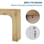 47 Long Console Table with Drawer, Wooden Sofa Table, Behind The Couch, Industrial Entryway Foyer Hallway Tables, for Entrance, Living Room
