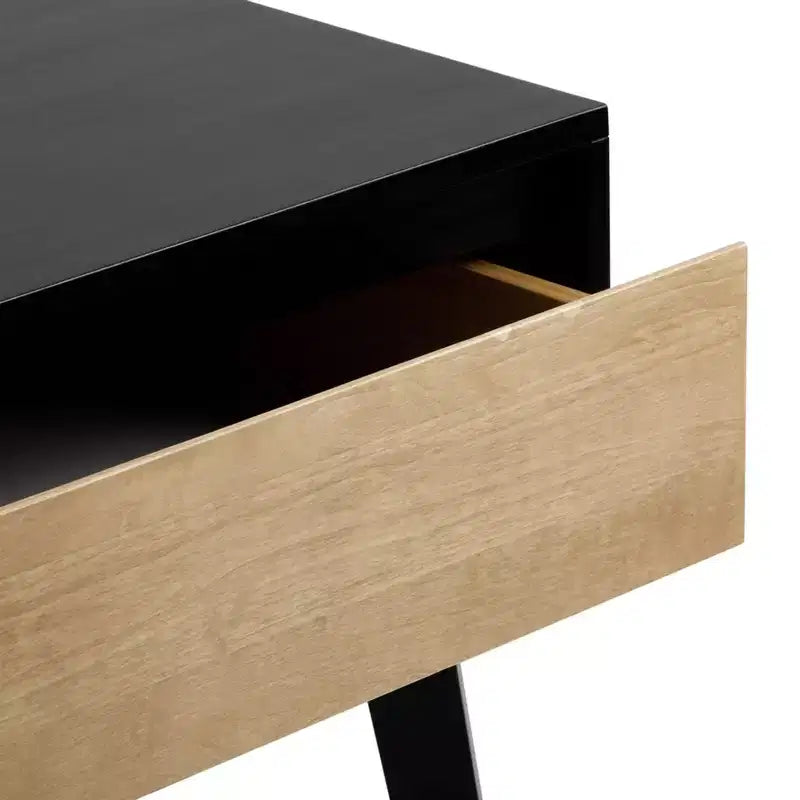 Table de chevet scandinave à 1 tiroir (paquet de 2)