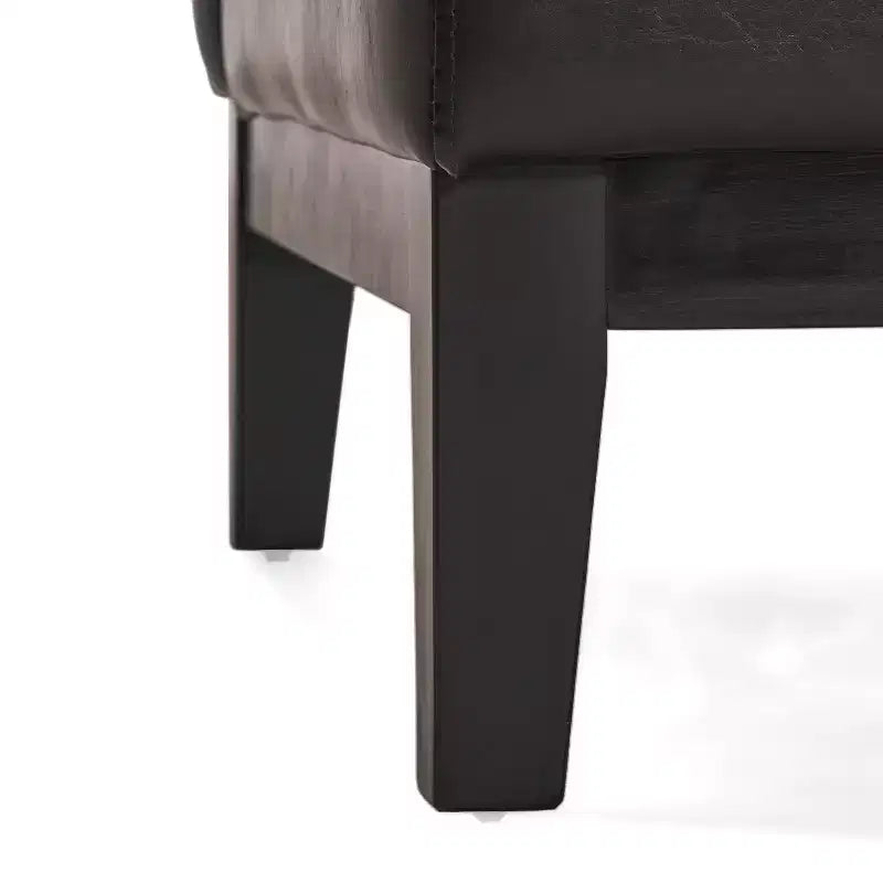 Christopher Knight Home Bishop Modern Upholstered Faux Leather Slipper Chair