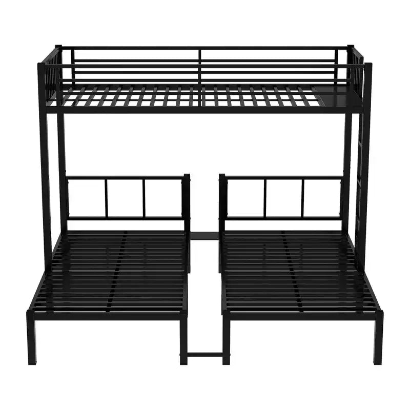 GDFStudio Ethel Modern Metal Twin Size Triple Bunk Bed