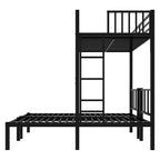 GDFStudio Ethel Modern Metal Twin Size Triple Bunk Bed