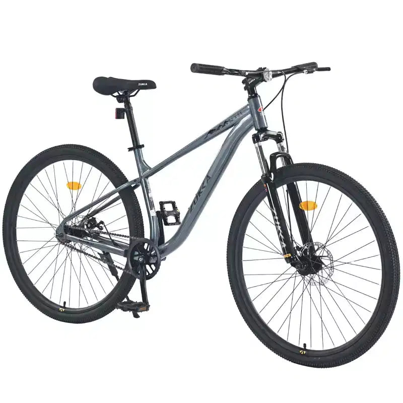 Okak 29IN Single Speed Mountain Bike, Adult Bike with Steel Frame and Front Suspension, Mens Bike for Commuting, Travel, Mountain