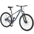 Okak 29IN Single Speed Mountain Bike, Adult Bike with Steel Frame and Front Suspension, Mens Bike for Commuting, Travel, Mountain